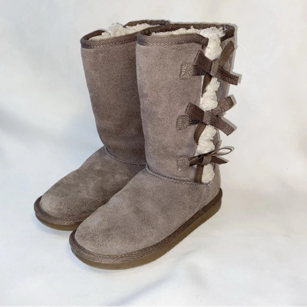 Koolaburra Womens Victoria Tall Chestnut Fashion Boots Size 2 By UGG